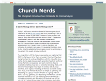 Tablet Screenshot of churchnerds.abailard.com